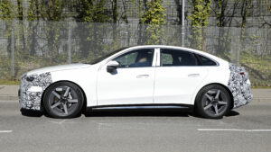 Mercedes C-Class Electric - white side profile