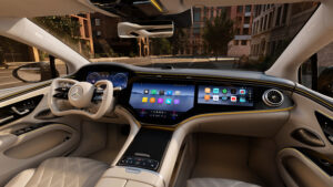 Mercedes EQS facelift - dash