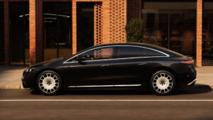 Mercedes EQS facelift - side