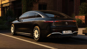 Mercedes EQS facelift - rear