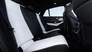 Mercedes GLE Coupe - задние сиденья.