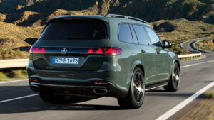 Мерседес GLS facelift - задняя часть.