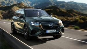 Mercedes GLS facelift - фронтальное действие