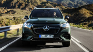 Mercedes GLS facelift - полный передний фронт.