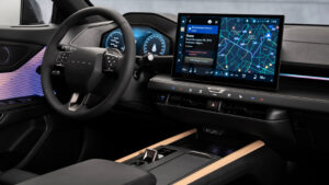 New 2026 Lexus ES 350e - centre console and dashboard