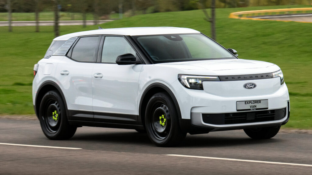 New Ford Explorer Van - front angled