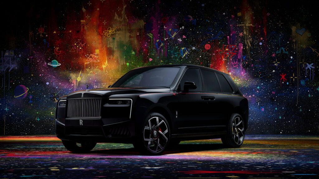 Rolls-Royce Black Badge Cullinan by Cyril Kongo - front
