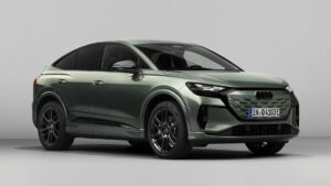 Audi Q4 Sportback e-tron с лицевой подтяжкой - передняя часть.