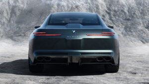 Концепция BMW Alpina Vision - полная задняя часть.