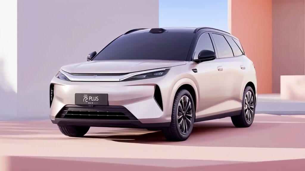 BYD Atto 3 - дизайнерский рендер.