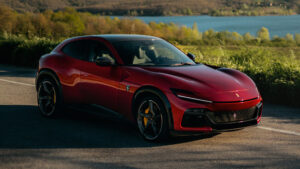 Ferrari Purosangue Handling Speciale - передняя статическая установка.