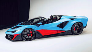 Lamborghini Fenomeno Roadster - передняя/боковая часть