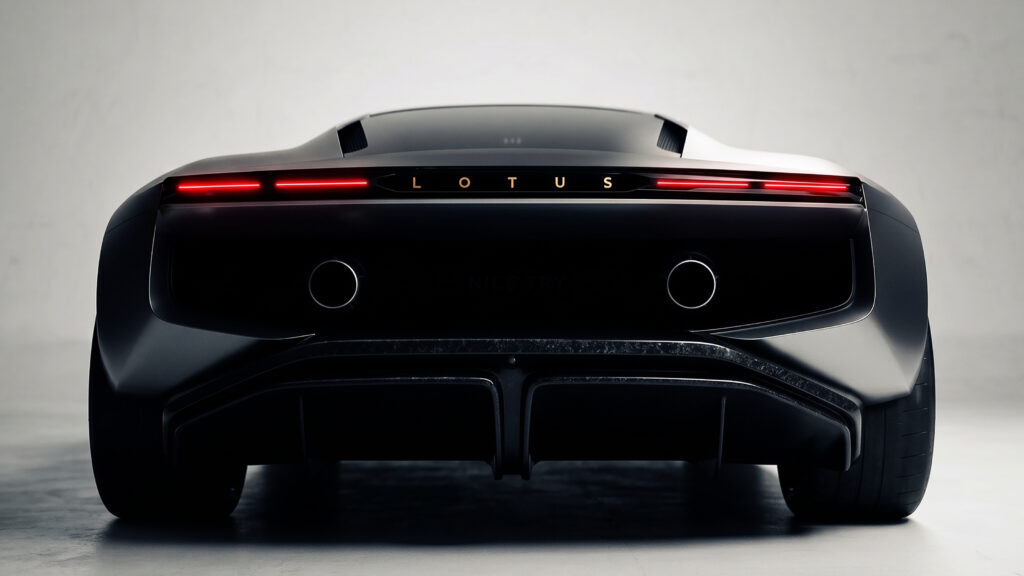 Lotus Type 135 teaser - full rear