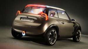 Концепция MINI Rocketman - задняя часть 3/4