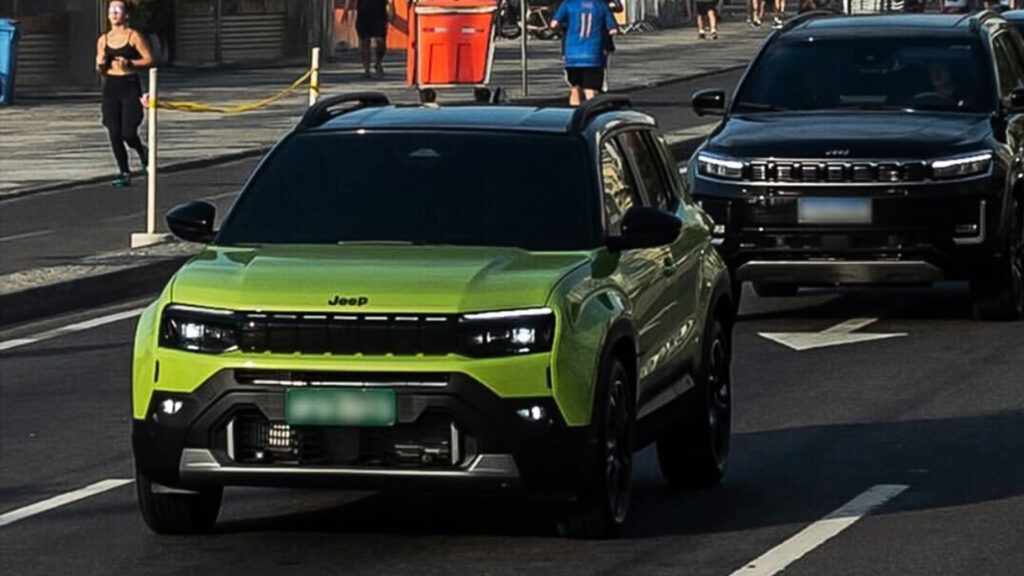 New Jeep Avenger facelift - Brazil, front tracking