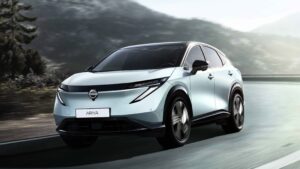 New Nissan Ariya facelift - front tracking