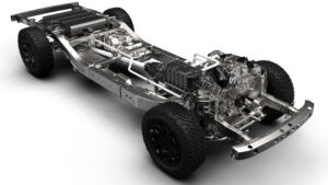Nissan Frontier Pro гибридный - шасси.