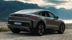 Porsche Cayenne Coupe Electric - Turbo с задней статикой.