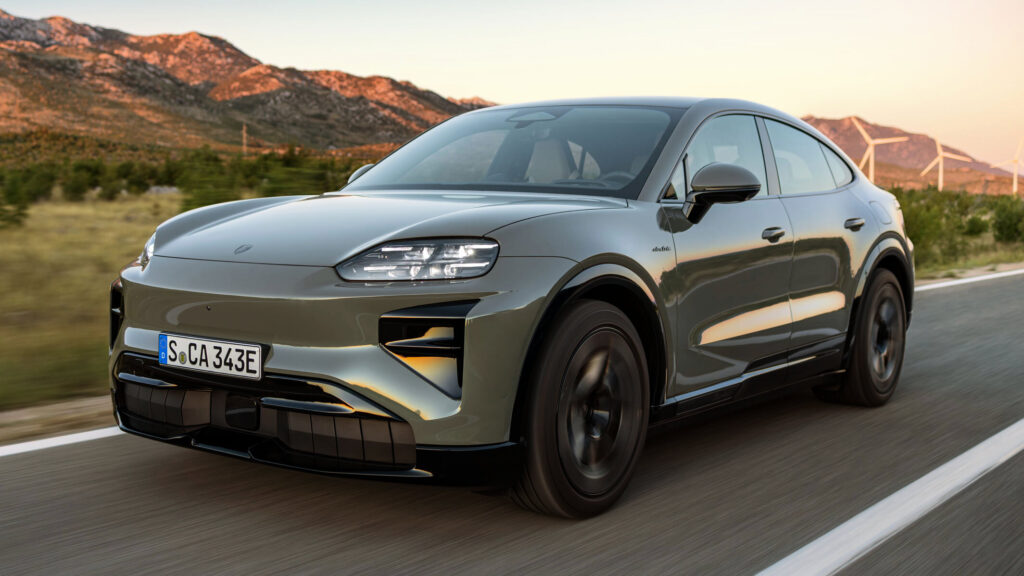 Porsche Cayenne Coupe Electric - Turbo front