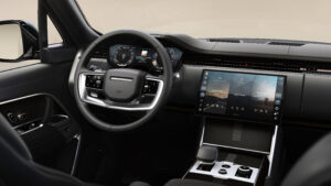Range Rover Westminster Edition - приборная панель с приборной панелью.