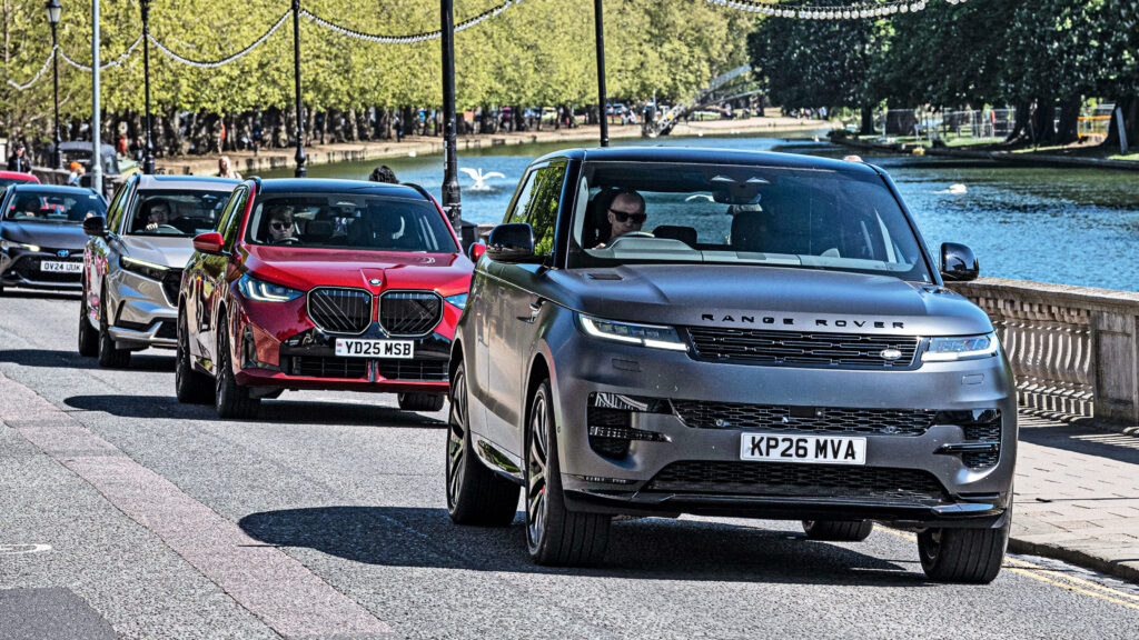 Range Rover, BMW and Honda - tracking
