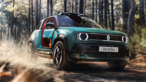 Renault 4 JP4x4 - динамическая передняя часть.