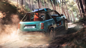 Renault 4 JP4x4 - динамическая задняя часть.