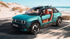 Renault 4 JP4x4 - статический фронтальный угол.