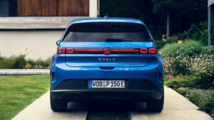 Volkswagen ID Polo - полная задняя часть.