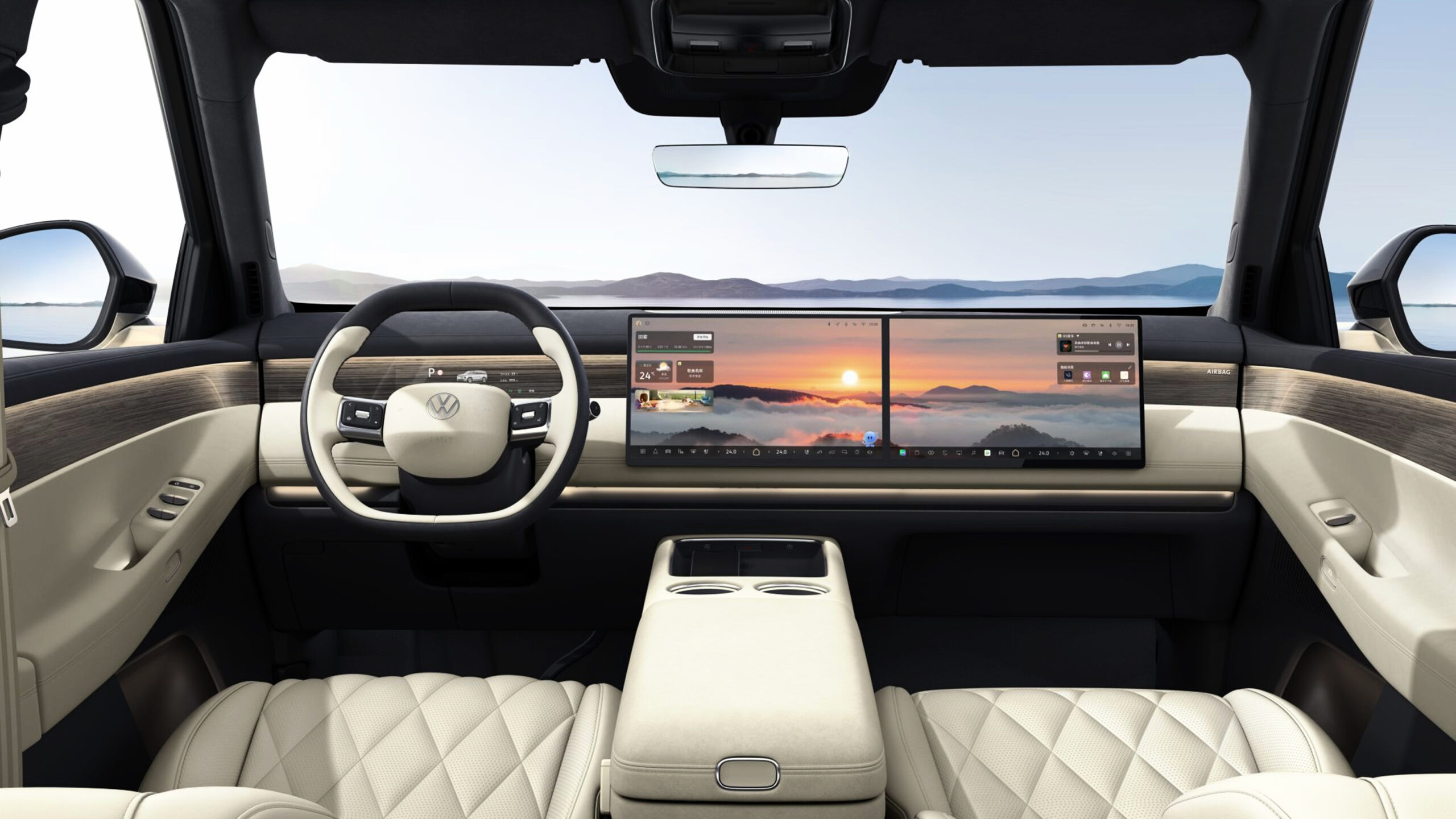 Volkswagen ID. Era 9X - интерьер интерьера.
