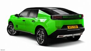 Электрический купе-кроссовер Fiat — вид спереди