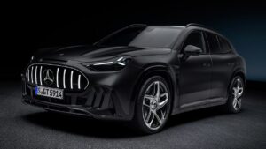 Mercedes-AMG GT SUV — вид спереди, черный