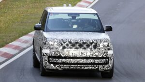 Новый 2027 Range Rover — передняя часть