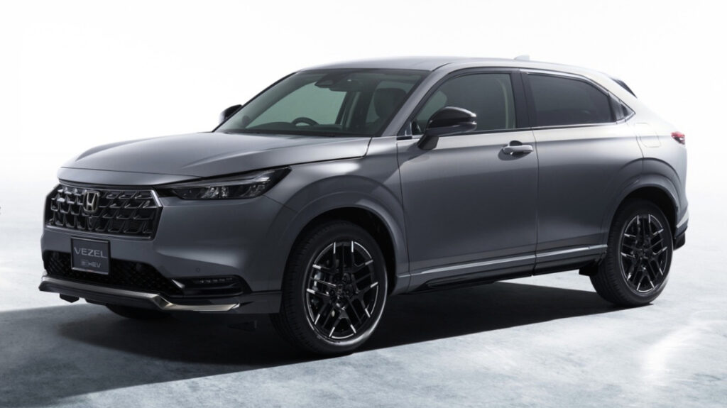 2027 Honda Vezel в черном спортивном стиле представлен в Японии