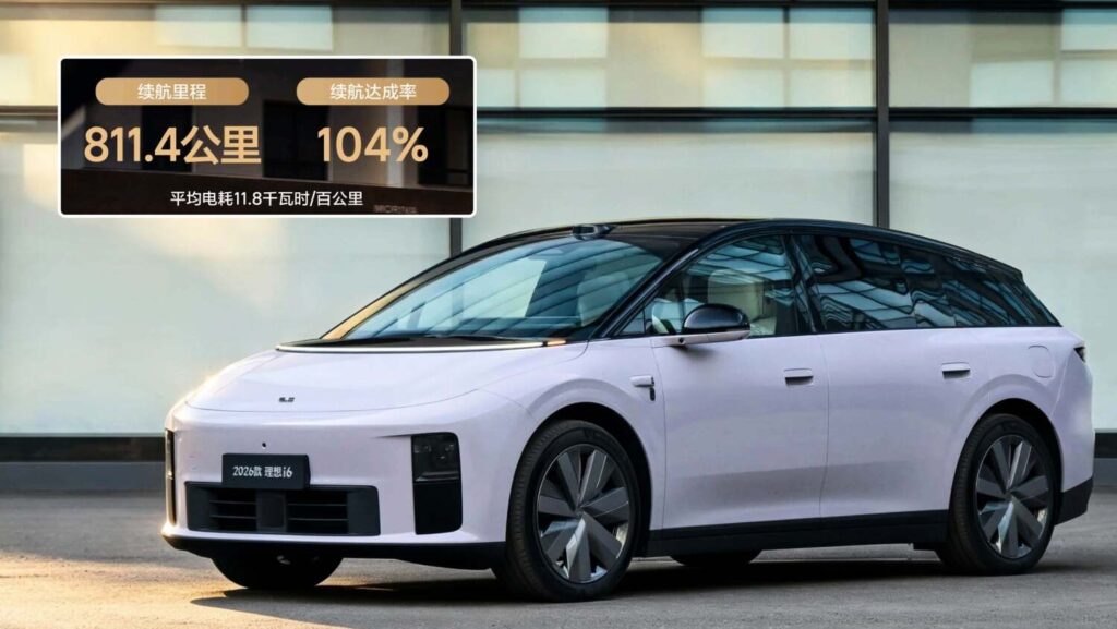 Новый SUV Li Auto i6 показал запас хода 811 км и расход 11,8 кВт⋅ч/100 км в ходе тестов без помощи CATL